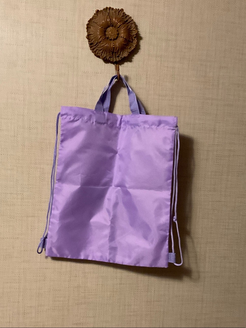 Sanrio Kuromi Lavender Drawstring Backpack - Picture 2 of 2